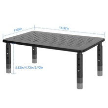 Load image into Gallery viewer, Monitor Stand Riser 3 Height Adjustable Desk
