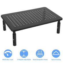 Load image into Gallery viewer, Monitor Stand Riser 3 Height Adjustable Desk
