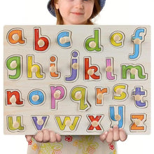 Load image into Gallery viewer, Montessori Wooden Puzzles Hand Grab Boards Toys Tangram Baby Educational Toys Cartoon Vehicle Animals Fruits 3D Puzzles
