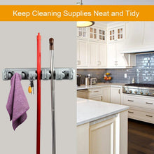 Load image into Gallery viewer, Mop Holder Wall Mount Organizer

