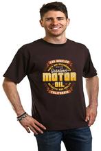 Load image into Gallery viewer, Motor oil Men's Bamboo Viscose/Organic Cotton Short Sleeve Graphic T-Shirt
