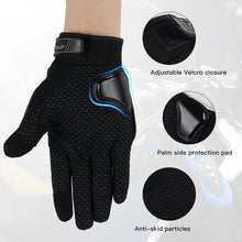 Load image into Gallery viewer, Motorcycle Breathable Glove Strong PVC Touch Screen Full Finger Motorbike Racing Riding Bicycle Summer Gloves
