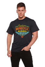 Load image into Gallery viewer, Motorcycle Garage Men's Bamboo Viscose/Organic Cotton Short Sleeve Graphic T-Shirt
