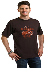Load image into Gallery viewer, Motorcycles Garage Men's Bamboo Viscose/Organic Cotton Short Sleeve Graphic T-Shirt
