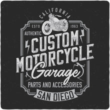 Load image into Gallery viewer, Mototrcycle Garage Men's Bamboo Viscose/Organic Cotton Short Sleeve Graphic T-Shirt
