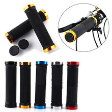 Load image into Gallery viewer, Mountain Bicycle Grips Handlebar Road Bike Cycling Handlebar Grip Cover Anti-Skid Soft Rubber Handle Grip Bar Double Lock On Bicycle Handle Bar Soft And Comfortable Rubber Handle Suitable For Bicycle
