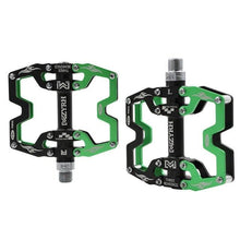Load image into Gallery viewer, Mountain Bicycle Pedals Cycling Ultralight Aluminum Alloy 3 Bearings Pedals Bike Pedals Flat Bike Pedal Ultra-Light Aluminum Alloy Sealed Bearing With Cleats Pedal Suitable For Mountain Bike Bicycle
