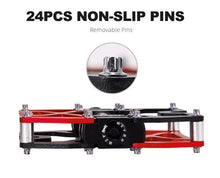 Load image into Gallery viewer, Mountain Bicycle Pedals Cycling Ultralight Aluminum Alloy 3 Bearings Pedals Bike Pedals Flat Bike Pedal Ultra-Light Aluminum Alloy Sealed Bearing With Cleats Pedal Suitable For Mountain Bike Bicycle
