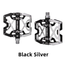 Load image into Gallery viewer, Mountain Bicycle Pedals Cycling Ultralight Aluminum Alloy 3 Bearings Pedals Bike Pedals Flat Bike Pedal Ultra-Light Aluminum Alloy Sealed Bearing With Cleats Pedal Suitable For Mountain Bike Bicycle
