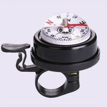 Load image into Gallery viewer, Mountain Bike Bicycle Bell Bike Compass Bicycle Bells Handlebar Aluminum Compass Ring Cycling Bike Horn Bicycle Accessories Bicycle Bell Bike Bell With Compass And Loud Crisp Clear Sound For Scooter Mountain Bike Road Bike
