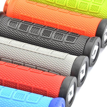 Load image into Gallery viewer, Mountain Bike Handlebar Handle Pro Lock Handle Aluminum Alloy Silicone Handlebar Grips Double Lock-on Bicycle Handle Bar Grips Ergonomic Non-Slip Silicone Hand Grip For Scooter Mountain
