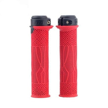 Load image into Gallery viewer, Mountain Bike Handlebar Handle Pro Lock Handle Aluminum Alloy Silicone Handlebar Grips Double Lock-on Bicycle Handle Bar Grips Ergonomic Non-Slip Silicone Hand Grip For Scooter Mountain
