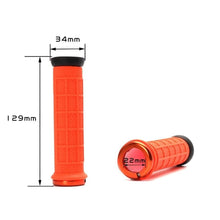 Load image into Gallery viewer, Mountain Bike Handlebar Handle Pro Lock Handle Aluminum Alloy Silicone Handlebar Grips Double Lock-on Bicycle Handle Bar Grips Ergonomic Non-Slip Silicone Hand Grip For Scooter Mountain
