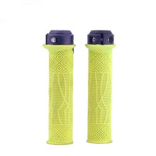 Load image into Gallery viewer, Mountain Bike Handlebar Handle Pro Lock Handle Aluminum Alloy Silicone Handlebar Grips Double Lock-on Bicycle Handle Bar Grips Ergonomic Non-Slip Silicone Hand Grip For Scooter Mountain
