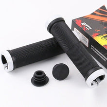Load image into Gallery viewer, Mountain Road Cycling Bike Bicycle Handlebar Cover Grips Smooth Soft Rubber Anti-Slip Handle Double Lock On Locking Bicycle Grips Non-Slip Bike Handles Grip For Kids Bike Non-Slip Rubber Mushroom Grips For Scooter

