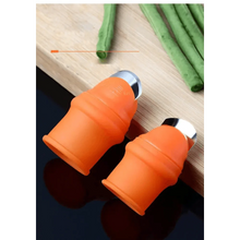 Load image into Gallery viewer, Multi-Functional 1 Set Silicone Finger Protector With Blade For Fruits Vegetable Thumb Knife Finger Guard Kitchen Accessories
