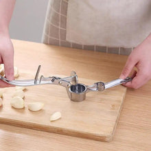 Load image into Gallery viewer, Multi-Functional Imitating Stainless Steel Garlic Press Crusher Kitchen Cooking Ginger Squeezer Masher Handheld Ginger Mincer Tools
