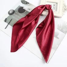 Load image into Gallery viewer, Multi-Functional Square Silk Scarf 60*60cm Headband Hairbands Hair Hoop Accessories For Women,Girl,Lady Head Neck Satin Scarf Handkerchief

