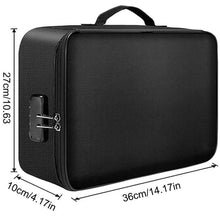 Load image into Gallery viewer, Multi-Layer Document Tickets Storage Bag Certificate File Organizer Case

