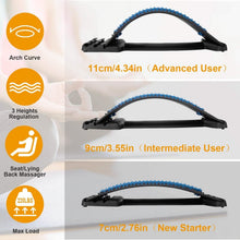 Load image into Gallery viewer, Multi-Level Lumbar Spinal Support Stretcher
