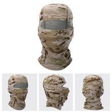 Load image into Gallery viewer, Multicam Camouflage Balaclava Full Face Scarf Mask Hiking Cycling Hunting Army Bike Military Head Cover Tactical Airsoft Cap Men Ski Mask for Men Windproof Thermal Winter Scarf Mask Women Neck Warmer Hood for Cycling
