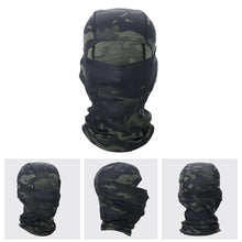 Load image into Gallery viewer, Multicam Camouflage Balaclava Full Face Scarf Mask Hiking Cycling Hunting Army Bike Military Head Cover Tactical Airsoft Cap Men Ski Mask for Men Windproof Thermal Winter Scarf Mask Women Neck Warmer Hood for Cycling
