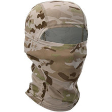 Load image into Gallery viewer, Multicam Camouflage Balaclava Full Face Scarf Mask Hiking Cycling Hunting Army Bike Military Head Cover Tactical Airsoft Cap Men Ski Mask for Men Windproof Thermal Winter Scarf Mask Women Neck Warmer Hood for Cycling
