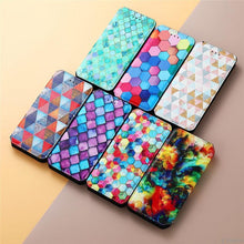 Load image into Gallery viewer, Multicolored Phone Case For iPhone 13 12 11 Pro Mini Cover Wallet Card Slot Flip Magnetic Leather PU Leather Flip Wallet Cover with Card Slots Case Cover

