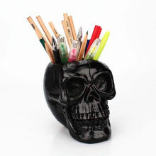 Load image into Gallery viewer, Multifunction Creative Skull Storage Stationery Holder

