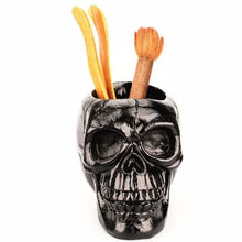 Load image into Gallery viewer, Multifunction Creative Skull Storage Stationery Holder

