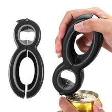 Load image into Gallery viewer, Multifunctional 6-In-1 Can Jar Opener Tool And Adjustable Bottle Opener
