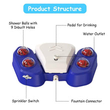 Load image into Gallery viewer, Multifunctional Automatic Pet Water Dispenser Outdoor Step-on Activated Sprinkler
