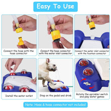 Load image into Gallery viewer, Multifunctional Automatic Pet Water Dispenser Outdoor Step-on Activated Sprinkler
