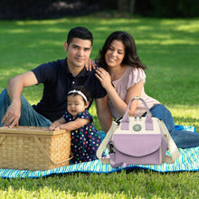 Load image into Gallery viewer, Multifunctional Diaper Changing Bag with 2 Insulated Pockets Commute Bag
