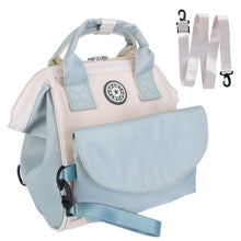 Load image into Gallery viewer, Multifunctional Diaper Changing Bag with 2 Insulated Pockets Commute Bag
