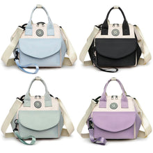 Load image into Gallery viewer, Multifunctional Diaper Changing Bag with 2 Insulated Pockets Commute Bag
