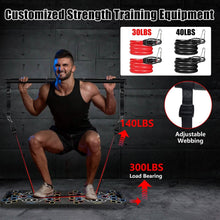 Load image into Gallery viewer, Multifunctional Push Up Board Home Strength Training Equipment with 15 Fitness Accessories
