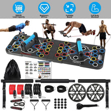 Load image into Gallery viewer, Multifunctional Push Up Board Home Strength Training Equipment with 15 Fitness Accessories
