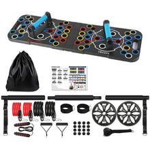 Load image into Gallery viewer, Multifunctional Push Up Board Home Strength Training Equipment with 15 Fitness Accessories
