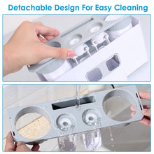 Load image into Gallery viewer, Multifunctional Wall Mount Toothbrush Organizer
