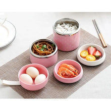 Load image into Gallery viewer, Multilayer Cute Thermal Lunch Box Stainless Steel Food Container
