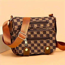 Load image into Gallery viewer, Multiple Pockets Trendy Plaid Crossbody Bag
