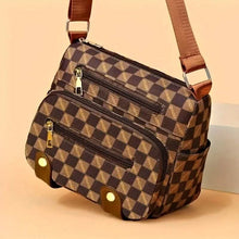 Load image into Gallery viewer, Multiple Pockets Trendy Plaid Crossbody Bag
