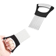 Load image into Gallery viewer, Multipurpose Stainless Steel Assistant Vegetable and Meat Slicer Holder
