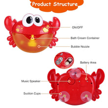 Load image into Gallery viewer, Musical Bubble Bath Maker for Bathtubs Toddler Bubble Machine
