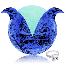 Load image into Gallery viewer, Tranquil Serenity Bath Bomb with Jewelry Ring Inside
