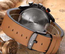 Load image into Gallery viewer, Men's  Waterproof Retro Style Watch With Excellent  Background, Chronometers  Large Numbers Perfect Gift
