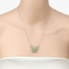 Load image into Gallery viewer, 4.65 Carat Genuine Peridot .925 Sterling Silver Necklace
