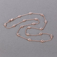 Load image into Gallery viewer, 1.62 Carat Genuine Morganite .925 Sterling Silver Necklace

