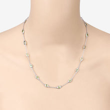 Load image into Gallery viewer, 6.30 Carat Genuine Peridot .925 Sterling Silver Necklace
